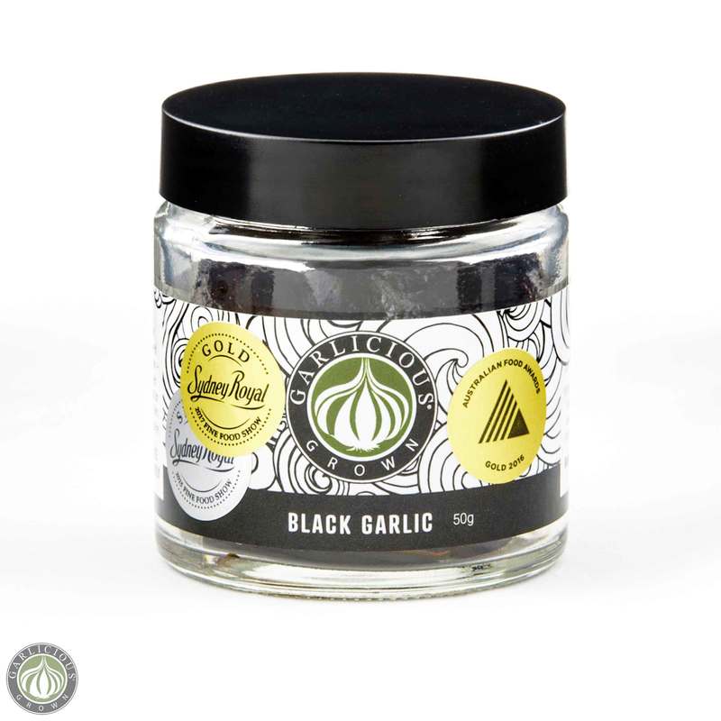 Black garlic jar